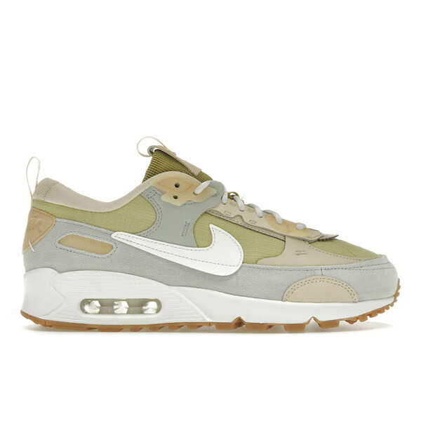 Nike ナイキ レディース スニーカー  【Nike Air Max 90 Futura Buff Gold Light Green (Women\u0027s)】  大きさ US_8.5(25.5糎) Buff Gold/Light Silver/Sanddrift/Summit White