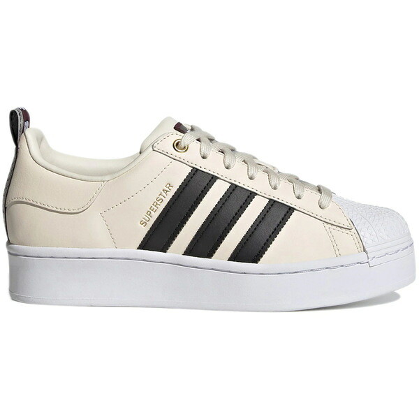 adidas アディダス レディース スニーカー 【adidas Superstar Bold Wonder White (Women's)】 サイズ US_W_10 Wonder White/Core Black/Victory Crimson|asty