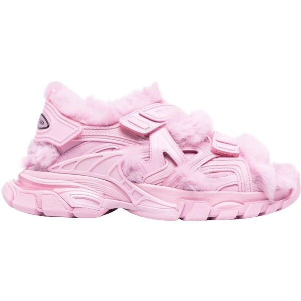 Balenciaga バレンシアガ レディース スニーカー  【Balenciaga Track Sandal Fake Fur Pink (Women\u0027s)】  大きさ US_7(24.0糎) Pink/Pink