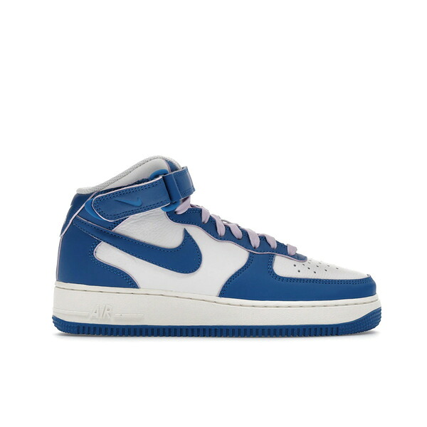 Nike ナイキ レディース スニーカー  【Nike Air Force 1 Mid Military Blue Doll (Women\u0027s)】  大きさ US_7.5(24.5糎) White/Military Blue/Sail/Doll