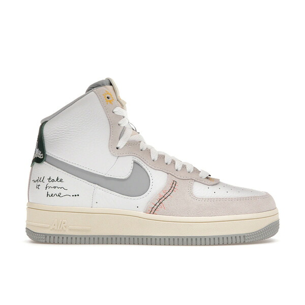 Nike ナイキ レディース スニーカー  【Nike Air Force 1 High Sculpt We\u0027ll Take It From Here (Women\u0027s)】  大きさ US_8(25.0糎) White/Wolf Grey-Summit White
