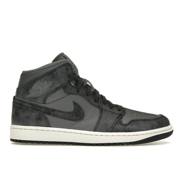Jordan ジョーダン レディース スニーカー  【Jordan 1 Mid Distressed Smoke Grey (Women\u0027s)】  大きさ US_5.5(22.5糎) Smoke Grey/Off Noir/Sail