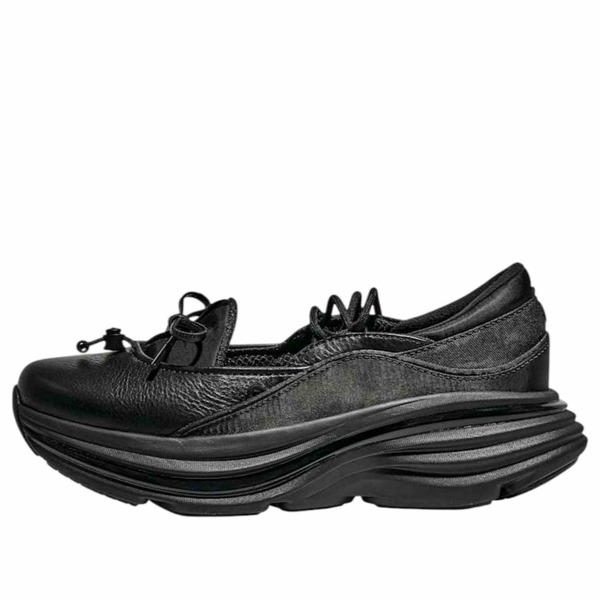 HOKA ONE ONE ホカオネオネ メンズ スニーカー 【HOKA ONE ONE Bondi Mary Jane \u0027Black\u0027 1171546-BBLC】  大きさ US_7.5(25.5糎)