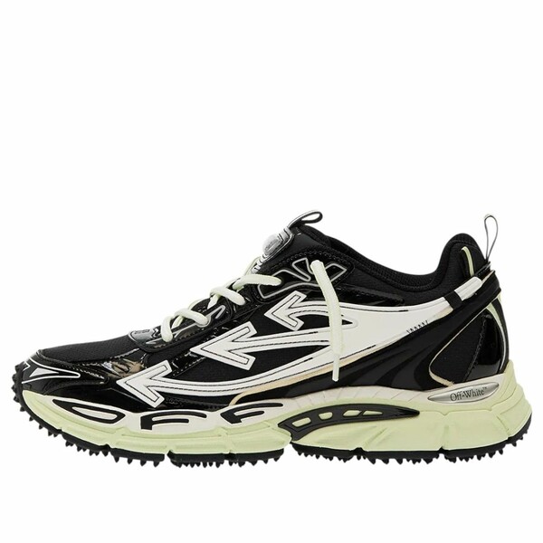 Off-White オフホワイト メンズ スニーカー 【Off-White Be Right Back Black Lime OMIA295C99FAB0021014】  サイズ US_9(27.0cm)