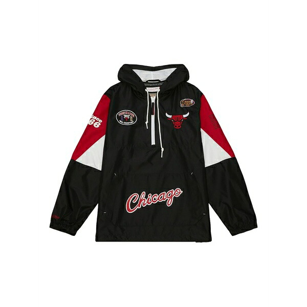 ミッチェル&ネス メンズ ジャケット＆ブルゾン アウター Nba bulls sport jacket Black｜asty