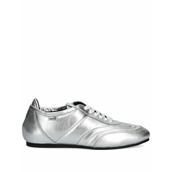 優しいこと モスキーノ レディース スニーカー シューズ Lace-up sneakers Silver
