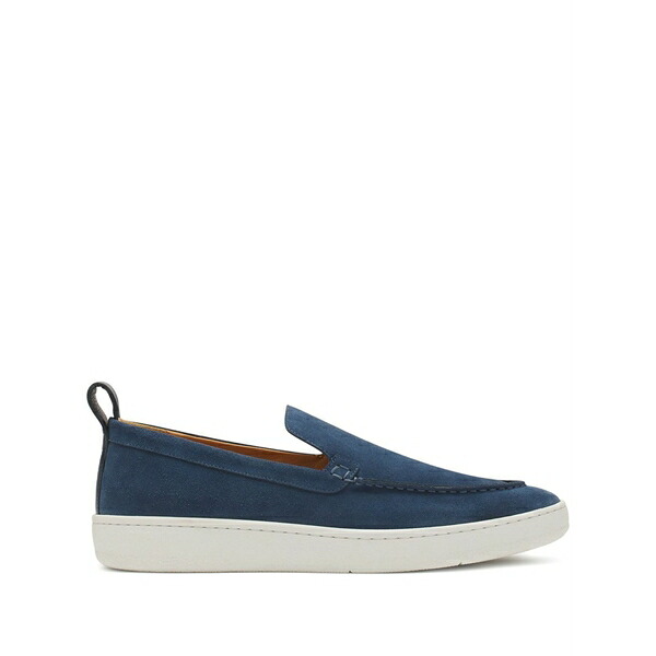 ランバン メンズ スリッポン・ローファー シューズ Suede loafers Blue｜asty