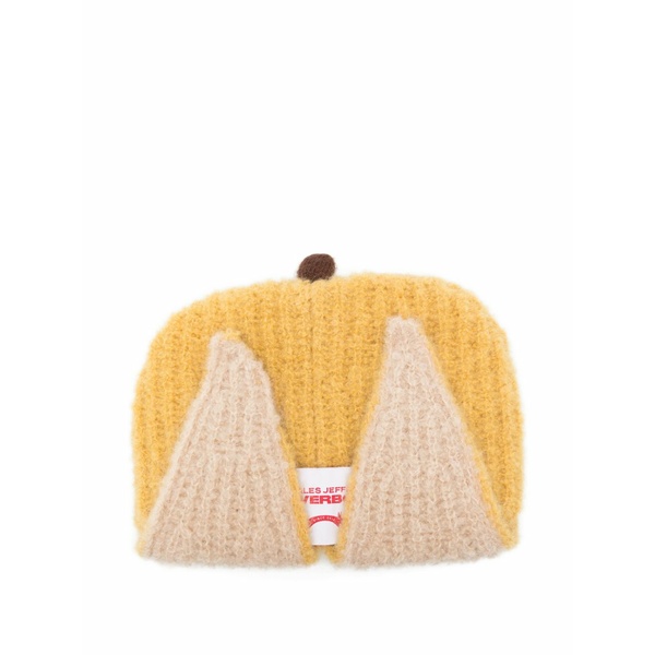 チャールズ・ジェフリー メンズ 帽子 アクセサリー Chunky banana beanie Yellow