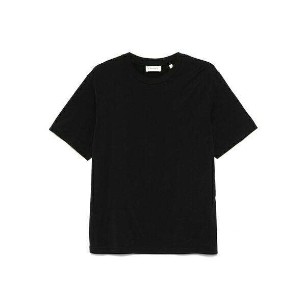 ひな形 メンズ プルオーバー トップス Cotton t-shirt Black