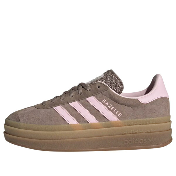 adidas アディダス レディース スニーカー  【(WMNS) adidas Gazelle Bold \u0027Trace Brown Clear Pink\u0027 JQ6436】  大きさ US_8.5(25.5糎)