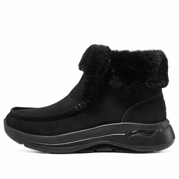 Skechers スケッチャーズ レディース スニーカー  【(WMNS) Skechers Go Walk Arch Fit \u0027Black\u0027 144423-BBK】  大きさ US_7(24.0糎)