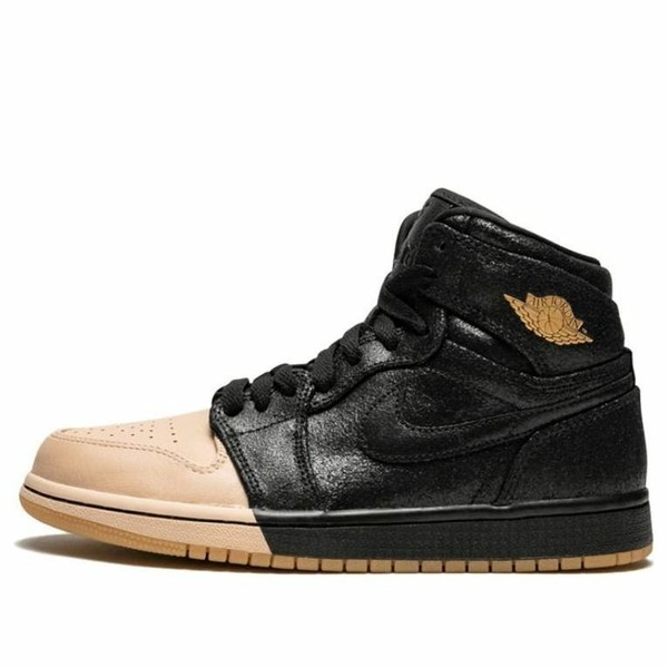 Jordan ジョーダン レディース スニーカー  【(WMNS) Air Jordan 1 Retro High Premium \u0027Dipped Toe Black\u0027 AH7389-007】  大きさ US_6.5(23.5珊)
