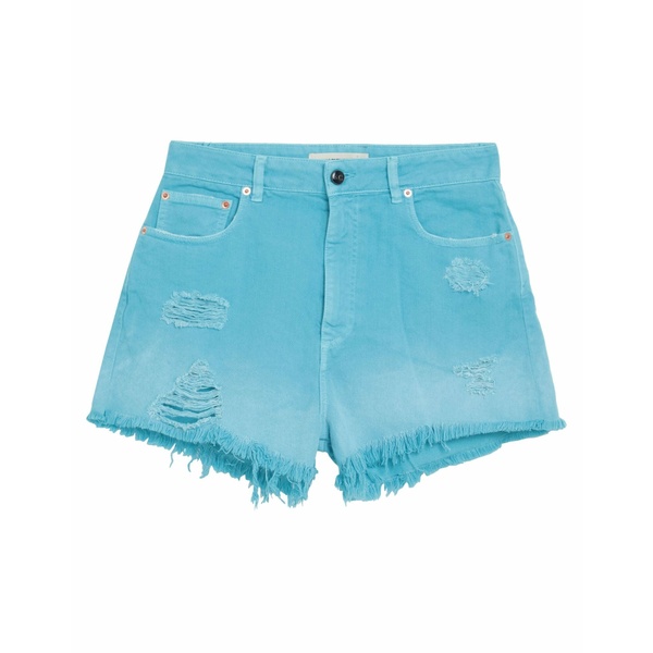 【送料無料】 セミクチュール レディース デニムパンツ ボトムス Denim shorts Azure