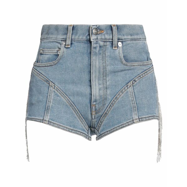 【送料無料】 マグラー レディース デニムパンツ ボトムス Denim shorts Blue|asty