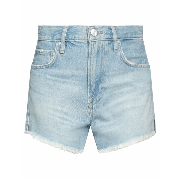 【送料無料】 フレーム レディース デニムパンツ ボトムス Denim shorts Blue