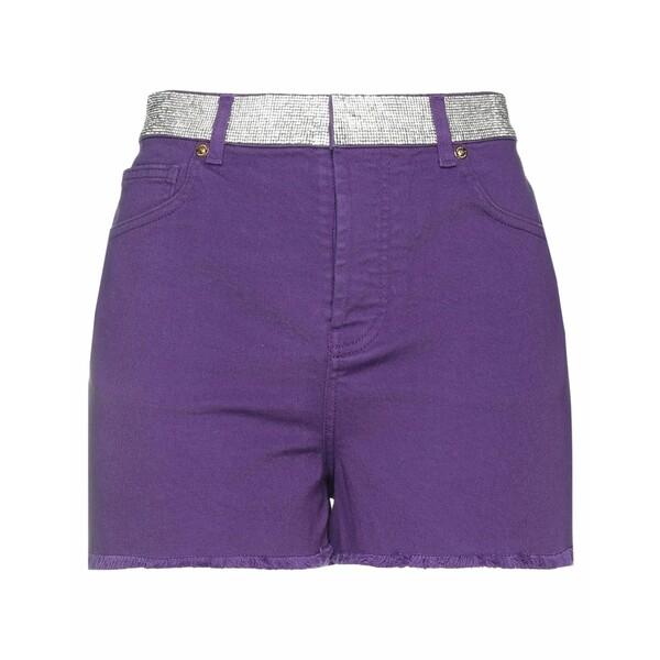 【送料無料】 アレクサンドル・ボーティエ レディース デニムパンツ ボトムス Denim shorts Purple
