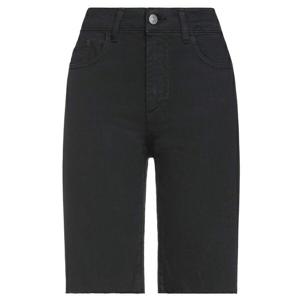 【送料無料】 ユッカ レディース デニムパンツ ボトムス Denim shorts Black