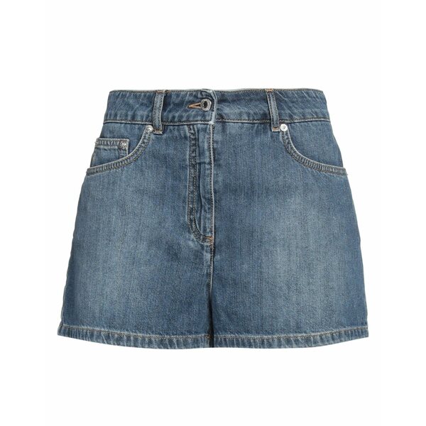 【送料無料】 モスキーノ レディース デニムパンツ ボトムス Denim shorts Blue