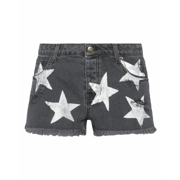 【送料無料】 アニエバイ レディース デニムパンツ ボトムス Denim shorts Black