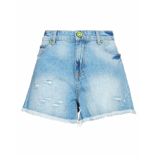 【送料無料】 バロウ レディース デニムパンツ ボトムス Denim shorts Blue