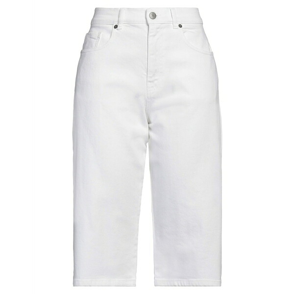 【送料無料】 パロッシュ レディース デニムパンツ ボトムス Denim shorts White