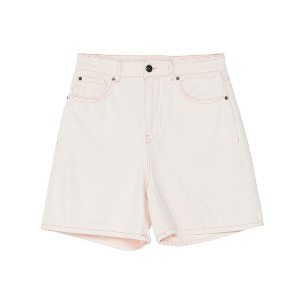 【送料無料】 セミクチュール レディース デニムパンツ ボトムス Denim shorts Orange