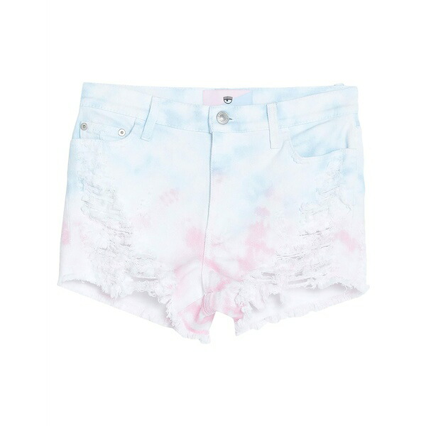 【送料無料】 シアラフェラーニ レディース デニムパンツ ボトムス Denim shorts White