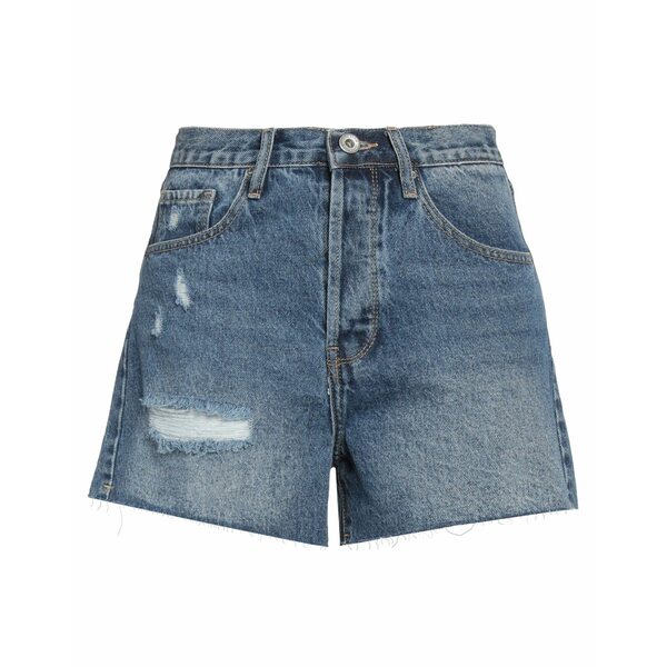 【送料無料】 ル ヴォラーレ レディース デニムパンツ ボトムス Denim shorts Blue