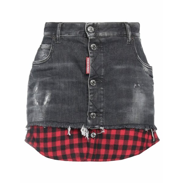 【送料無料】 ディースクエアード レディース スカート ボトムス Denim skirts Black