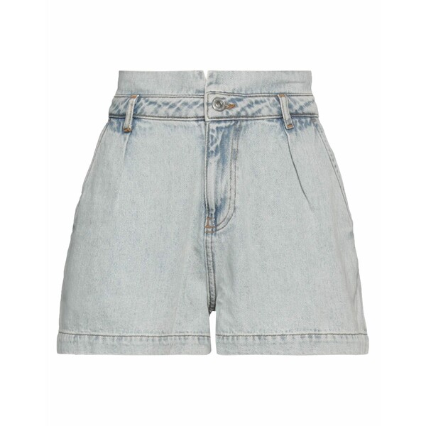 【送料無料】 アティックアンドバーン レディース デニムパンツ ボトムス Denim shorts Blue