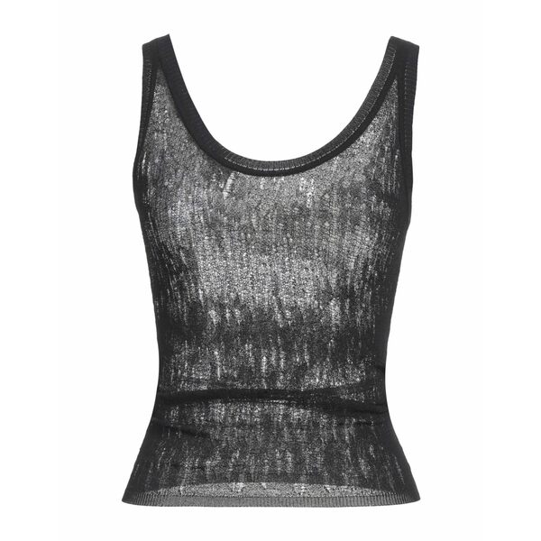 【送料無料】 イザベル・ベネナート レディース カットソー トップス Tank tops Black