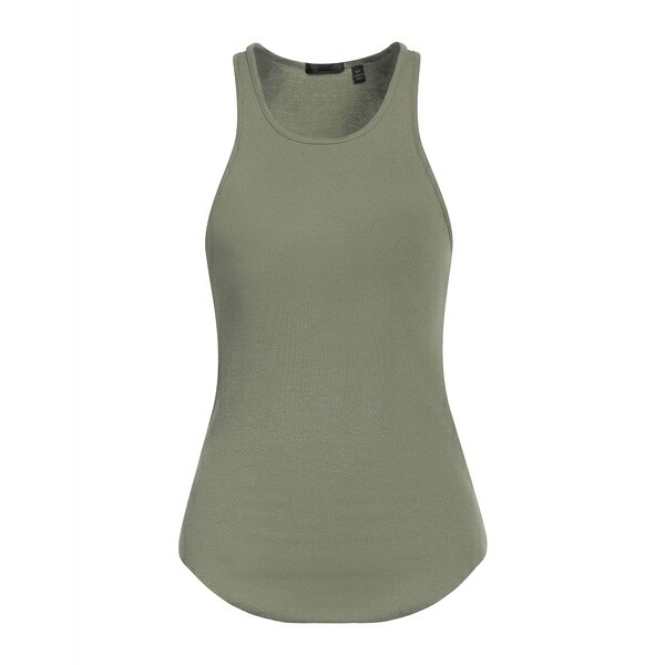 【送料無料】 エーティーエム レディース Tシャツ トップス Tank tops Green