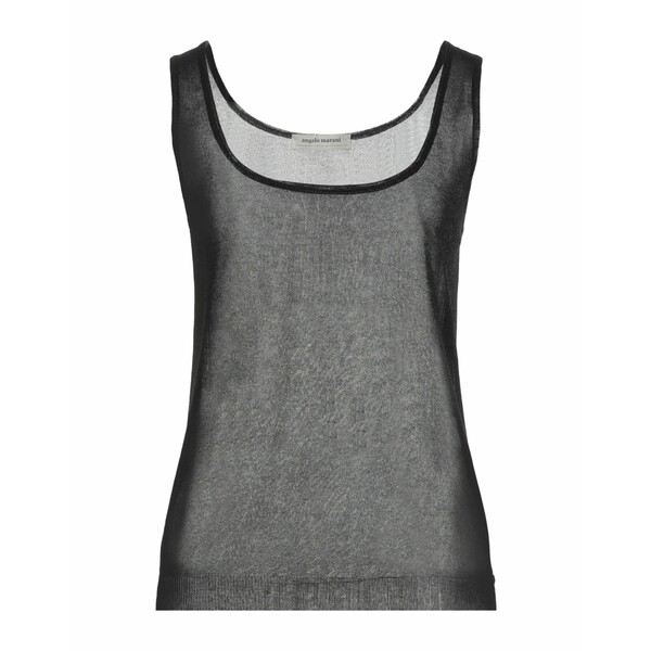 【送料無料】 アンジェロマラニー レディース カットソー トップス Tank tops Black