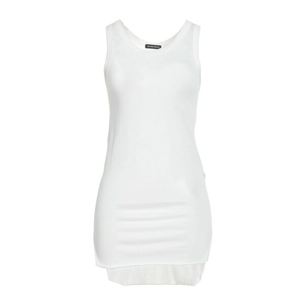 【送料無料】 アン ドゥムルメステール レディース Tシャツ トップス Tank tops White