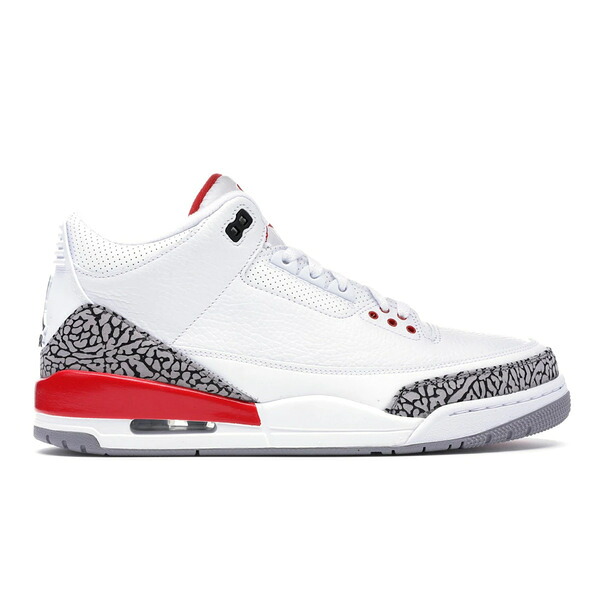 Jordan ジョーダン メンズ スニーカー  【Jordan 3 Retro Hall of Fame】  大きさ US_12(30.0糎) White/Fire Red-Cement Grey-Black