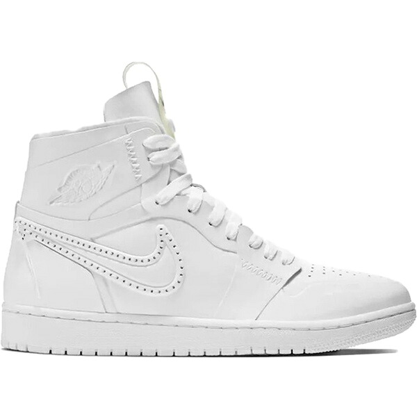 Jordan ジョーダン メンズ スニーカー 【Jordan 1 Retro High Noise Cancelling Pack Nigel Sylvester】 サイズ US_9(27.0cm) White/White｜asty