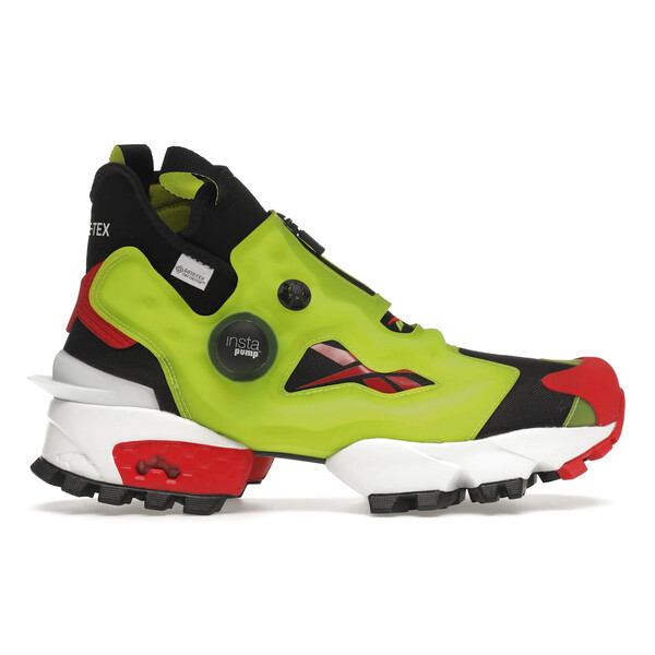 Reebok リーボック メンズ スニーカー  【Reebok Instapump Fury X GTX Citron】  サイズ US_9.5(27.5cm) Black/Hyper Green-Reebok Red-White