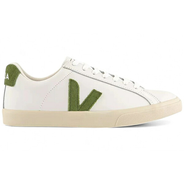 Veja ヴェジャ メンズ スニーカー  【Veja Esplar Leather White Kiwi】  大いさ EU_38(23.0糎) White/Kiwi メンズ靴-靴-スニーカー