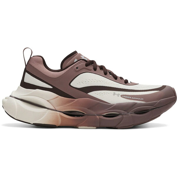 Under Armour アンダーアーマー レディース スニーカー  【Under Armour UA Halo Racer Summit White Kona Brown (Women)】  サイズ US_9.5(26.5cm) Summit White/Kona Brown/Sierra Taupe