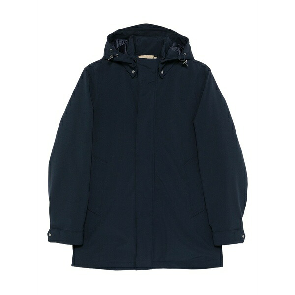 ウール リッチ メンズ コート アウター Hooded coat Blue|asty