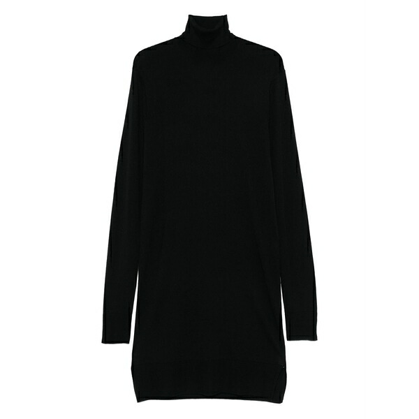 トーテム レディース ワンピース トップス Turtleneck midi dress Black｜asty
