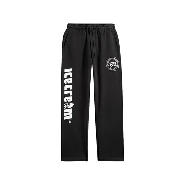 アイスクリーム メンズ カジュアルパンツ ボトムス Logo track pants Black|asty