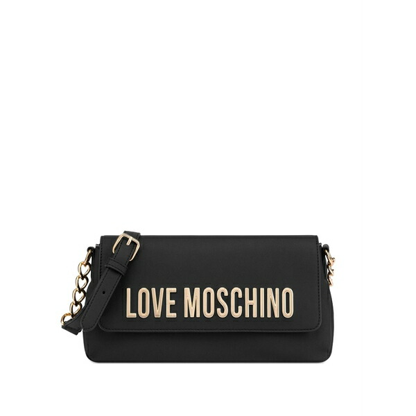 優しいこと モスキーノ レディース ショルダーバッグ 御徒面子 Chain shoulder bag Black