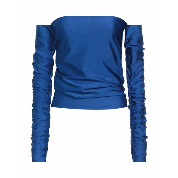 【送料無料】 セミクチュール レディース Tシャツ トップス Tops Blue｜asty