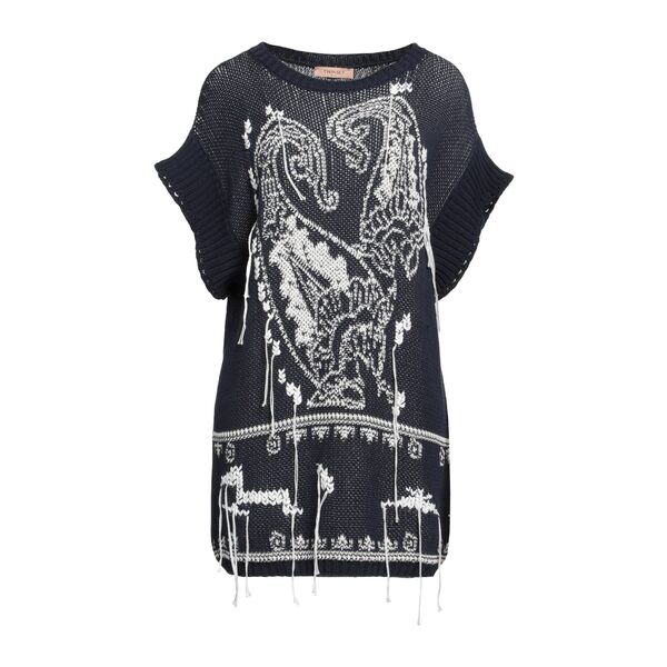 【送料無料】 ツインセット レディース ワンピース トップス Mini dresses Blue｜asty