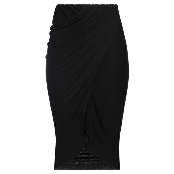 【送料無料】 リックオウエンス レディース スカート ボトムス Midi skirts Black