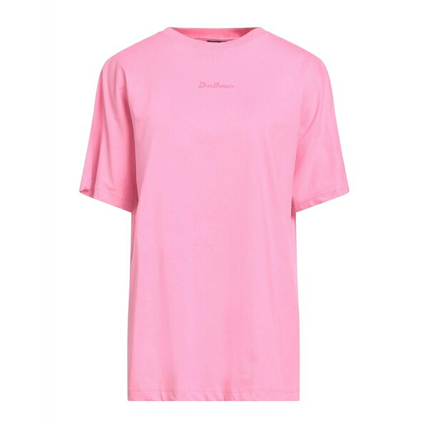 【送料無料】 ディスクレイマー レディース Tシャツ トップス T-shirts Pink