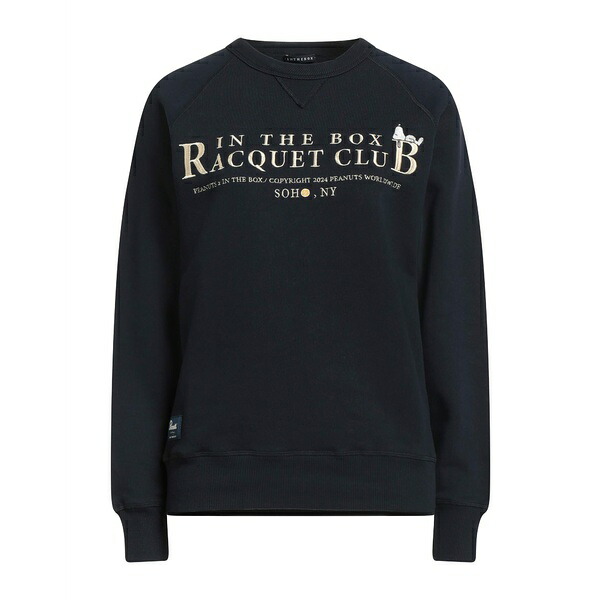 【貨物輸送無料】 はたご屋 ザ ボックス席 レディース パーカー・スウェットシャツ アウター Sweatshirts Blue