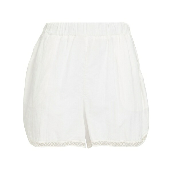【貨物輸送無料】 スオリ レディース 心地よいズボン下 ボトムス Shorts \u0026 Bermuda Shorts White