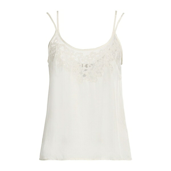【貨物輸送無料】 ツイン仕かける レディース ティーシャツ トップス Tops White Tシャツ・カットソー-トップス